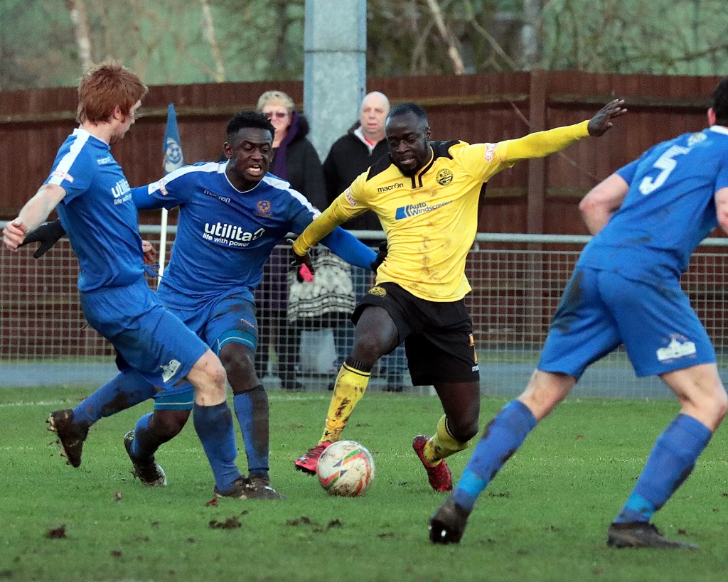 Bedford Town v AFC Rushden & Diamonds Monday 01/01/2018 Evostik