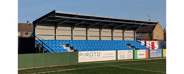 New 156 Seater Stand At Hayden Road Afc Rushden And Diamonds