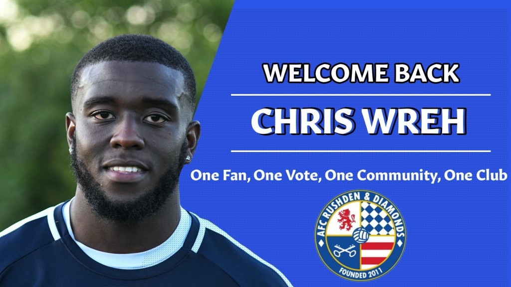 Chris Wreh joins the Club – AFC Rushden & Diamonds
